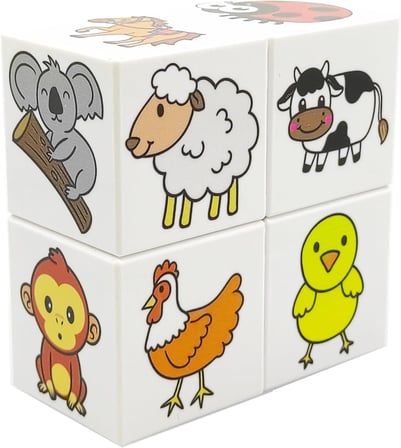 Küpss Ece'Nin Mini Hayvanat Bahçesi, 24 Sevimli Hayvan Figürü - 1 Yaş Oyuncak - Bebek Oyuncakları -