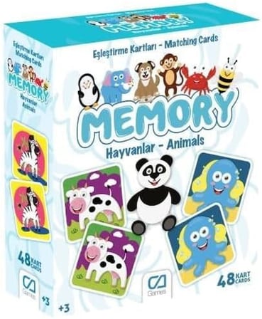 Ca Games Hayvanlar - Memory Eşleştirme Kartları