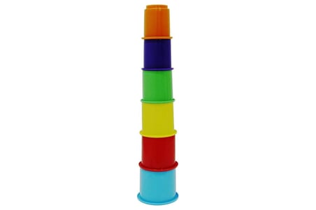 Kiki Ae-1611 Sevimli Kule 6 Parça, Çok Renkli