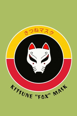 Independently Published "Kitsune" Fox Mask