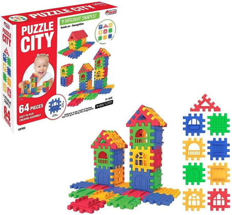 Puzzle City 64 Parça