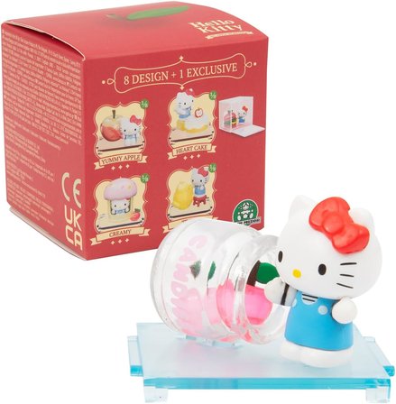 Hello Kitty, 1 Figür 4,5 Cm Ve Aksesuar Bir Şeffaf Kutuda, Big Apple Workshop Serisi, Rastgele Model