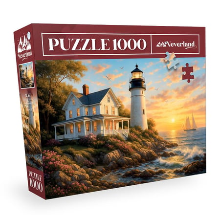 1000 Parça - Lighthouse Sunset (Deni̇z Feneri̇ Günbatimi)