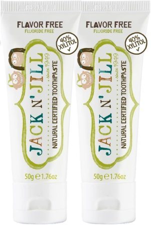 Jack N' Jıll Jack N Jill Doğal Sertifikalı Diş Macunu - Aromasız 2X50G