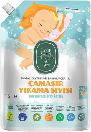 Eyüp Sabri Tuncer Bebek Çamaşır Yıkama Sıvısı 1500 Ml