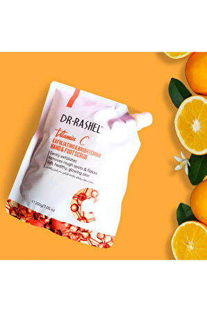 C Vitamini Parlatıcı El ve Ayak Peelingi 200g(Exfoliating & Brightening Hand&Foot Scrub)