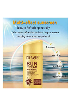 Güneş Kremi-Yaşlanma Karşıtı SPF 100 Altın ve Kolajen 80g(1 adet)(Gold Collagen SunCream)