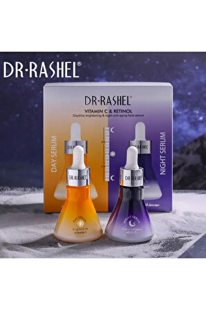 C Vitamini ve Rentinol Gündüz ve Gece Yüz Serumu Seti(30+30ml)