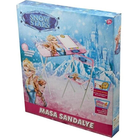 Ders Çalışma Masası Masa Sandalye Snow Star Çalışma Masası