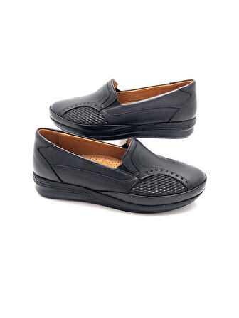 Hakiki Deri Tam Ortopedik Kadın Anne Ayakkabısı