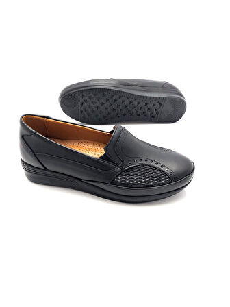 Hakiki Deri Tam Ortopedik Kadın Anne Ayakkabısı