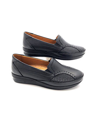 Hakiki Deri Tam Ortopedik Kadın Anne Ayakkabısı