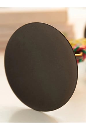 Denge Mumluk Afrika Temalı Çift Şamdan – Metal Tealight Mum Tutucu Masa Dekoru 14,5 cm