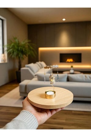 Isı ile Dönen Mumluk – Bülbül Altın Kafeste Modeli, Dekoratif