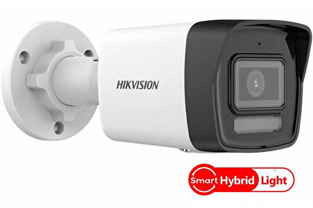 Hikvision DS-2CD1023G2-LIUF 2mp 2.8mm Sabit Lens ColorVu Dahili Mikrofon H.265+ Akıllı Hybrid Işık IR Bullet IP Kamera