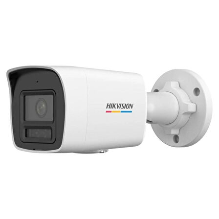 Hikvision DS-2CD1027G2H-LIUF 2mp 2.8mm Sabit Lens ColorVu H.265+ Dahili Mikrofon IR Bullet IP Kamera