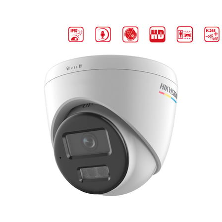 HIKVISION DS-2CD1347G2H-LIUF 4MP 2.8mm Akıllı Çift Iş.Mic. AcuSense ColorVu Dome