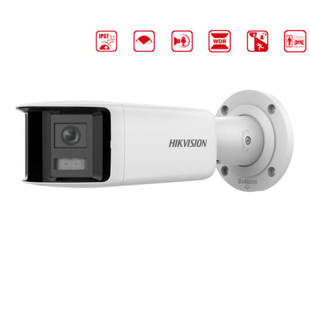HIKVISION DS-2CD2T46G2P-ISU/SL 4MP 2.8mm Çift Yönlü Konuşma WDR 180° Panoramic
