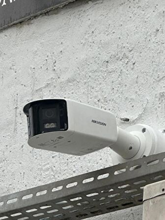 Hikvision DS-2CD2T67G2P-LSU/SL 6mp 2.8mm Lens Çift Kameralı Sesli 180° Panoramic ColorVu IR Bullet IP Kamera