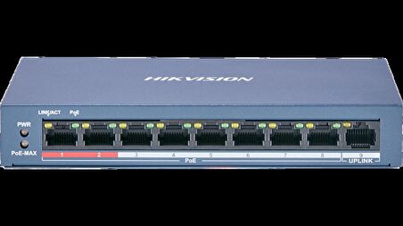 HIKVISION DS-3E0109P-E/M(B) 8 Port Fast Switch