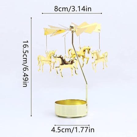 Atlı Karınca Temalı Tealight Mumluk – Dekoratif Masa Üstü Aksesuar