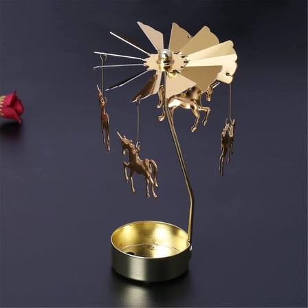 Atlı Karınca Temalı Tealight Mumluk – Dekoratif Masa Üstü Aksesuar