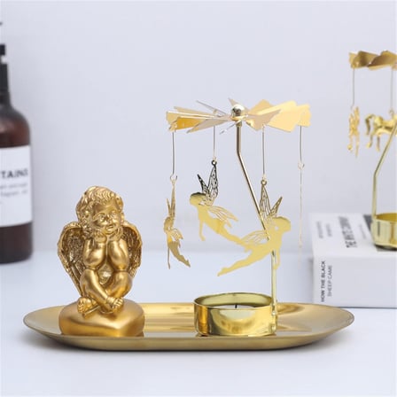 Renkli Peri Temalı Tealight Mumluk – Dekoratif Masa Üstü Aksesuar