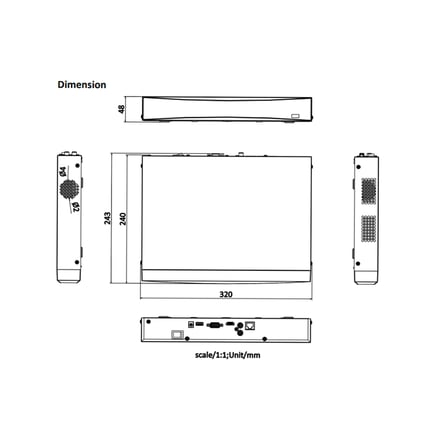 HIKVISION 7616NXI-K1 16 Kanal AcuSense 4K NVR (H.265+)