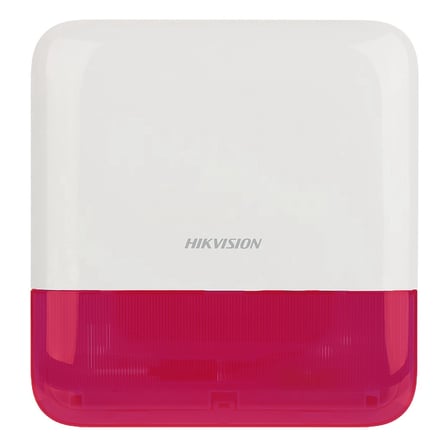 HIKVISION Kablosuz Harici Siren - Kırmızı / DS-PS1-E-WE