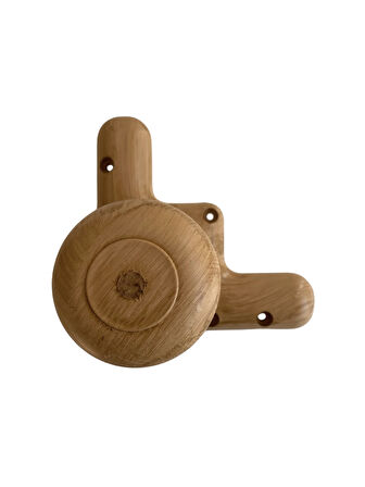 Bohem Yuvarlak 12cm Plastik Ayak Mobilya Masa ve Dolap AYAĞI(12cm)(AHŞAP Desenli)(4 ADET)