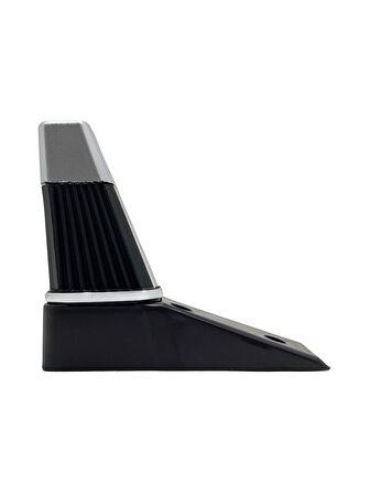 İrem Siyah Krom 12cm Plastik Ayak Mobilya Masa ve Dolap Ayağı(SİYAH KROM)(12CM)(4 ADET)