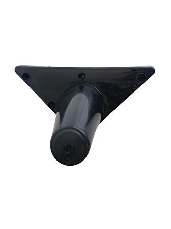 Rüzgar Plastik 12cm Ayak Mobilya Masa ve Dolap Ayağı(12CM)(SİYAH)(4 ADET)