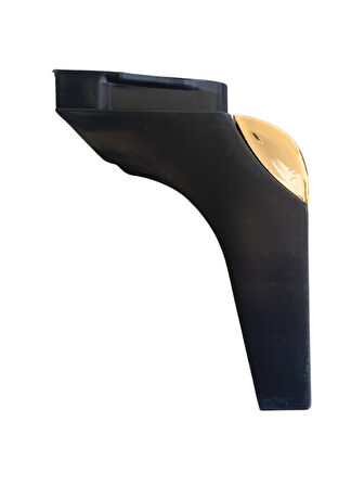 STİL 15CM Plastik Ayak Mobilya Masa ve Dolap Ayağı(15CM)(SİYAH - ALTIN)(4 ADET)