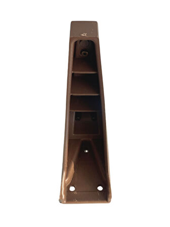 STİL 15CM Plastik Ayak Mobilya Masa ve Dolap Ayağı(15CM)(KAHVERENGİ - ALTIN)(4 ADET)