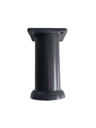 Plastik Siyah Ayarlanabilir Ayak Masa Dolap ve Mobilya Ayağı(SİYAH)(12CM)(4 ADET)