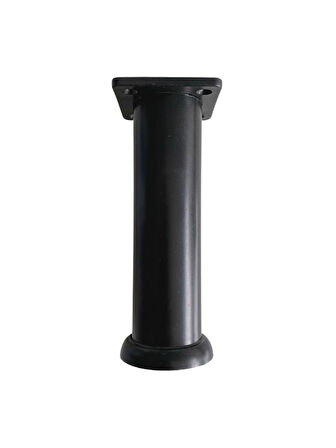 Plastik Siyah Ayarlanabilir Ayak Masa Dolap ve Mobilya Ayağı(SİYAH)(15CM)(4 ADET)