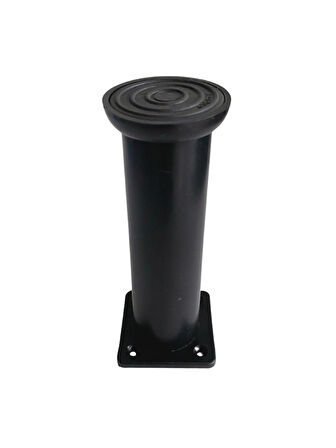 Plastik Siyah Ayarlanabilir Ayak Masa Dolap ve Mobilya Ayağı(SİYAH)(15CM)(4 ADET)