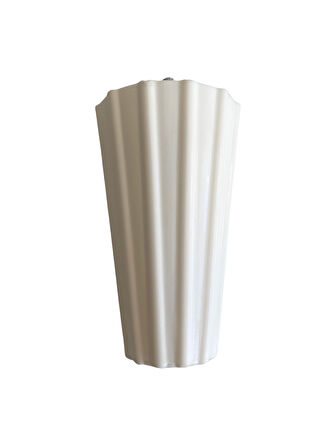 Armut Beyaz Plastik 12cm Ayak 8mm Vidalı Mobilya Koltuk Baza Ayağı(12CM)(BEYAZ)(8MM VİDALI)(4 ADET)