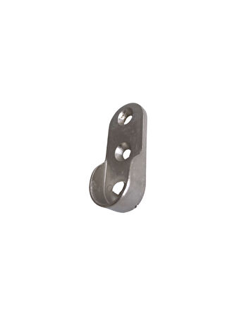 Oval Askı Borusu Flanşı Dolap ve Mobilya Oval Boru Flanşı(İÇ ÖLÇÜLERİ EN:15MM BOY:25MM)(10 ADET)