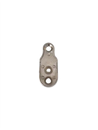Oval Askı Borusu Flanşı Dolap ve Mobilya Oval Boru Flanşı(İÇ ÖLÇÜLERİ EN:15MM BOY:25MM)(4 ADET)