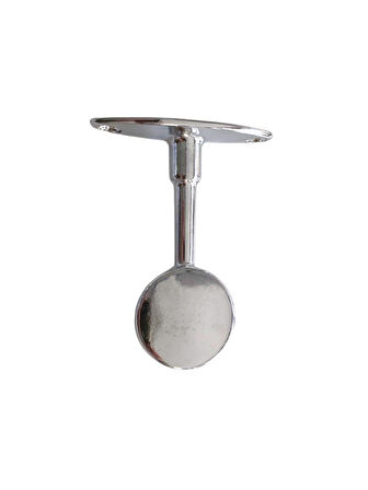 Yuvarlak Ayaklı Kapalı Askı Borusu Flanşı Mobilya Yuvarlak Boru Flanşı(METAL)(BORU ÇAPI:25MM)(2 ADET)
