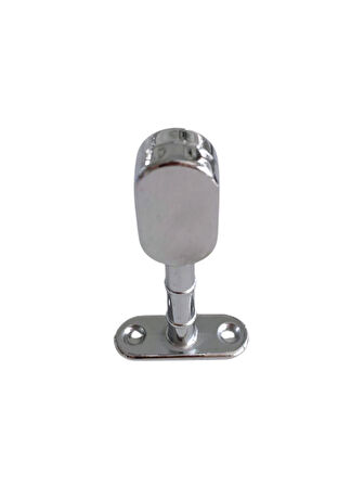 Oval Ayaklı Kapalı Askı Borusu Flanşı Mobilya Oval Boru Flanşı(İÇ ÖLÇÜLERİ EN:15MM BOY:25MM)(2 ADET)