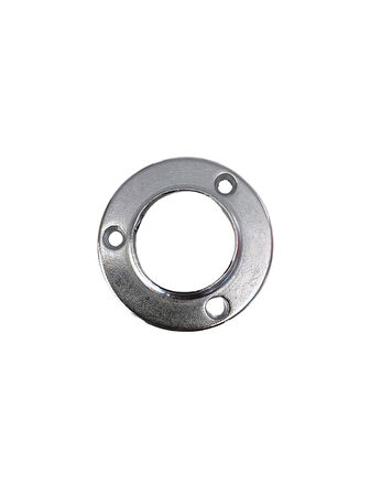 Yuvarlak Lüks Askı Borusu Flanşı Dolap ve Mobilya Boru Flanşı(METAL)(BORU ÇAPI:25MM)(2 ADET)