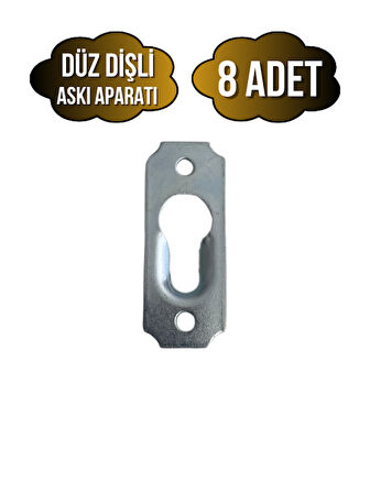 Tablo ve Çerçeve Askı Demiri Dişli Askı Aparatı(METAL)(BOY:40MM EN:15MM)(8 ADET)