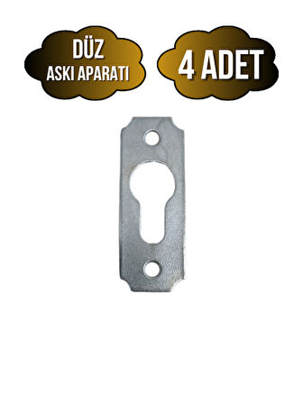 Tablo ve Çerçeve Askı Demiri Düz Askı Aparatı(METAL)(BOY:40MM EN:15MM)(4 ADET)