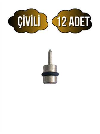 Metal Çivili Raf Pimi Dolap Raf Altı Pimi(ÇİVİLİ)(METAL)(12 ADET)