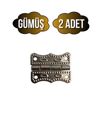 Papatya Tavla Menteşesi Mobilya Kutu Menteşesi(GÜMÜŞ)(2 ADET)(EN:3CM BOY:2CM)