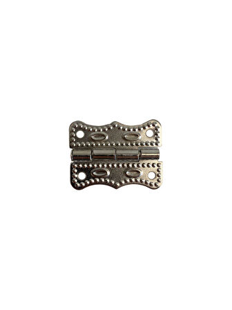 Papatya Tavla Menteşesi Mobilya Kutu Menteşesi(GÜMÜŞ)(2 ADET)(EN:3CM BOY:2CM)