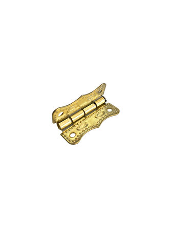 Papatya Tavla Menteşesi Mobilya Kutu Menteşesi(ALTIN)(2 ADET)(EN:3CM BOY:2CM)