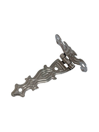 Kelebek Büyük Gümüş Dolap Menteşesi Mobilya Kutu Menteşesi(GÜMÜŞ)(2 ADET)(EN:4CM BOY:7CM)